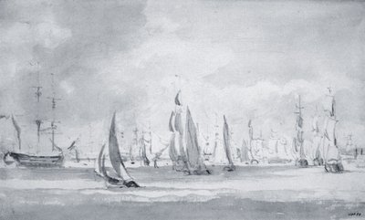 Shipping in the Thames by John Constable